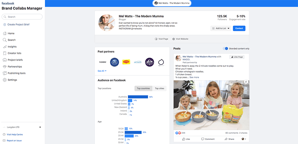 NEWS: Instagram announces it is testing Brand Collabs Manager - Free Folk Agency